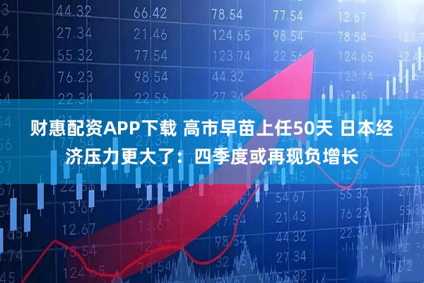 财惠配资APP下载 高市早苗上任50天 日本经济压力更大了：四季度或再现负增长