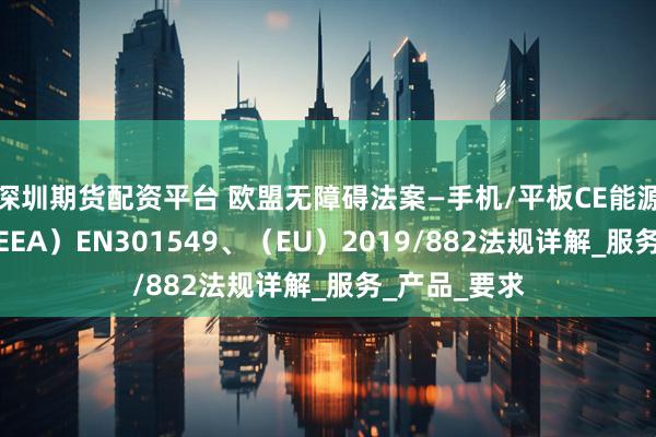 深圳期货配资平台 欧盟无障碍法案—手机/平板CE能源标识指令（EEA）EN301549、（EU）2019/882法规详解_服务_产品_要求